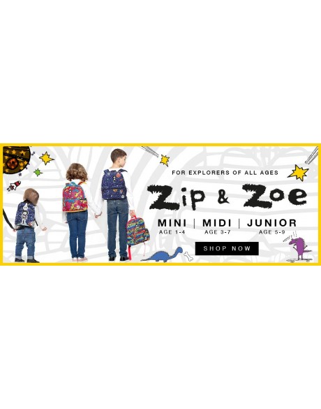 Escolares - Mochila Mini Robot Blue de Zip & Zoe - 8