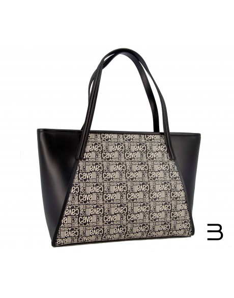 Tote bags - Medium Shopping Bag Monogram 004 Cavalli Class - 4